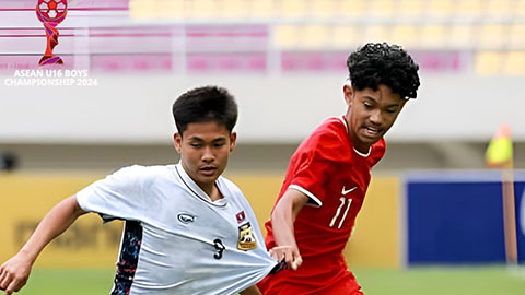 U16 Lào đua tranh ngôi đầu bảng với chủ nhà Indonesia
